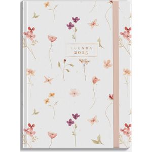 Soft Pocket Agenda 2025 Bloemetjes