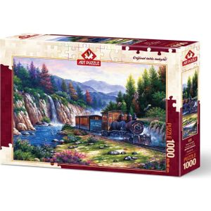 Travelling by Train Puzzel 1000 Stukjes