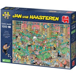 Jan van Haasteren Puzzel Krijt Op Tijd! (1000 Stukjes, Poolbar Thema)