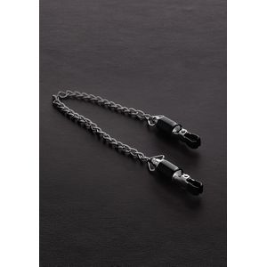 Barrel Tit Clamps with Chain (pair)
