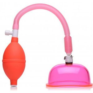 Vaginal Pump with 5 Inch Large Cup - Pink