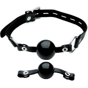 Interchangeable Silicone Ball Gag Set - Black