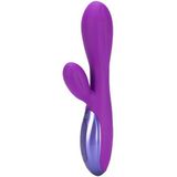 UltraZone Excite 6x Rabbit Style Silicone Vibe - Purple