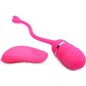 Luv-Pop Rechargeable Remote Control Egg Vibrator - Pink