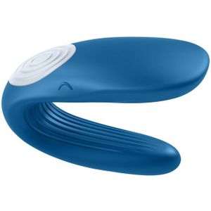 Double Whale Partner Vibrator - Blue