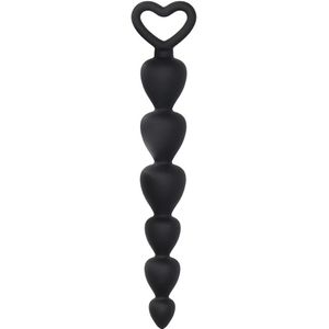 Silicone Anal Beads - Black