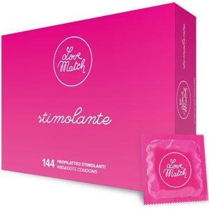 Stimolante - Condooms met Structuur - 144 stuks
