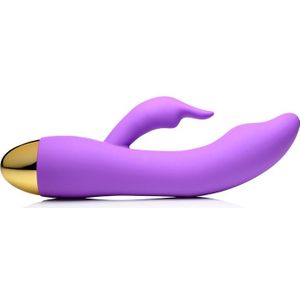 10X Come Hither G-Focus Silicone Vibrator - Purple