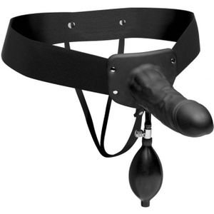 Pumper Inflatable Hollow Strap-On - Black