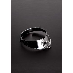 Locking Men's Collar with Ring (13.5")