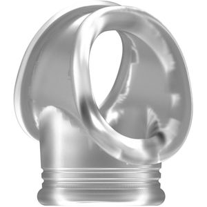 No.48 - Cockring with Ball Strap - Translucent