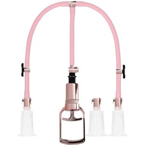 Clitoral & Nipple Pump Set Large - Rose Gold