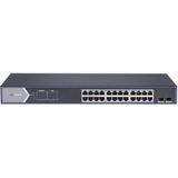 HIKVISION - DS-3E1526P-SI - 24-Port Gigabit Managed Switch - 2 SFP Ports - PoE