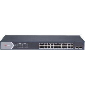 HIKVISION - DS-3E1526P-SI - 24-Port Gigabit Managed Switch - 2 SFP Ports - PoE