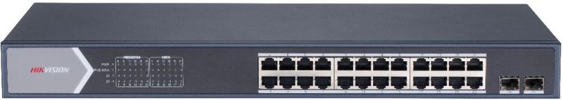 HIKVISION - DS-3E1526P-SI - 24-Port Gigabit Managed Switch - 2 SFP Ports - PoE
