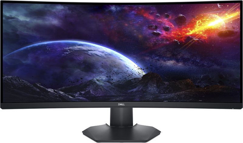 Dell S3422Dwg 86.4 Cm (34") 3440 X  1440 Pixels Wide Quad Hd Lcd  Black