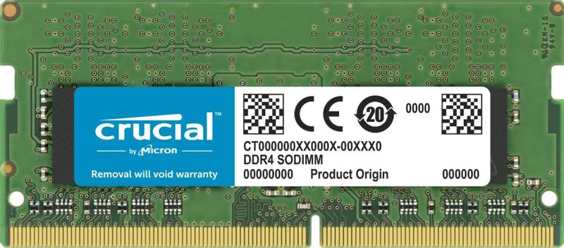 Crucial - SORAM D4 3200 - RAM - 32 GB - SO-DIMM - 3200 MHz