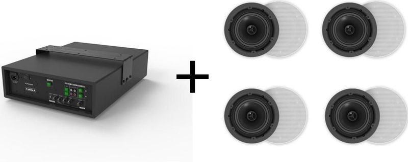 Vivolink - Audiopack - Subwoofer - Wit - Voor Ruimtes Tot 200m²