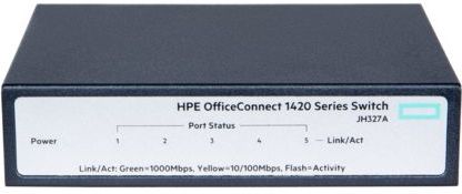 HPE - ProCurve 1420-5G - Netwerkschakelaar - Grijs - 5 Havens