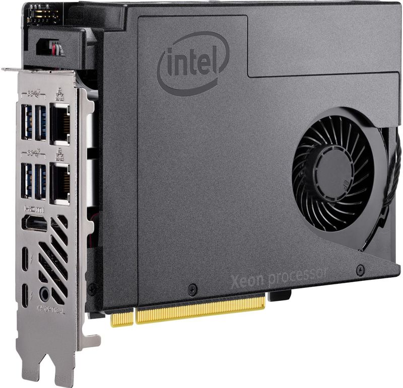 Intel - BKNUC9VXQNB - Embedded Computer - 2,4 GHz - Intel Xeon E - 8 Kernen