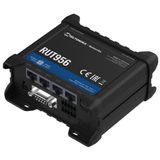 Teltonika Industrial router that combines cellular Wi-Fi and wired connectivity options and GNSS capabilities with serial communication interfaces.