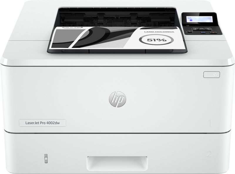 HP Laserjet Pro 4002Dw Printer,  Print, Two-Sided Printing  Fast First Page Out Speeds Compact Size Energy Efficient Strong Security