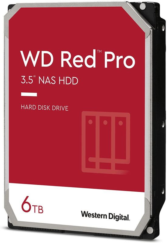 Western Digital Red Pro Internal Hard Drive 6  Tb 7200 Rpm 256 Mb 3.5"  Serial Ata