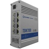 Teltonika TSW200 - Netwerkswitch - Unmanaged - 8 Poorten - PoE