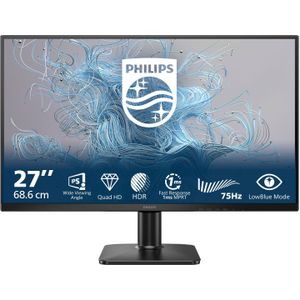 Philips 1000 series 27E2N1500L/00 computer monitor 68,6 cm (27") 2560 x 1440 Pixels Quad HD LED Zwart