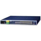 PLANET 16-PORT 100/1000BASE-X SFP + 8-PORT L2/4 MANAGED
