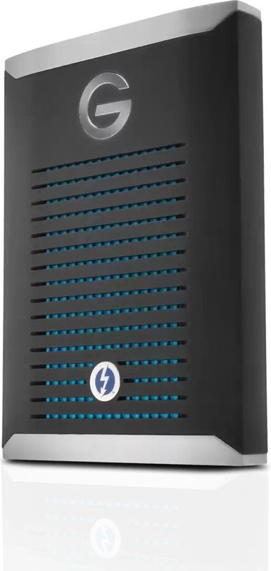 SanDisk G-DRIVE PRO Thunderbolt technologie 500 GB Zwart, Roestvrijstaal
