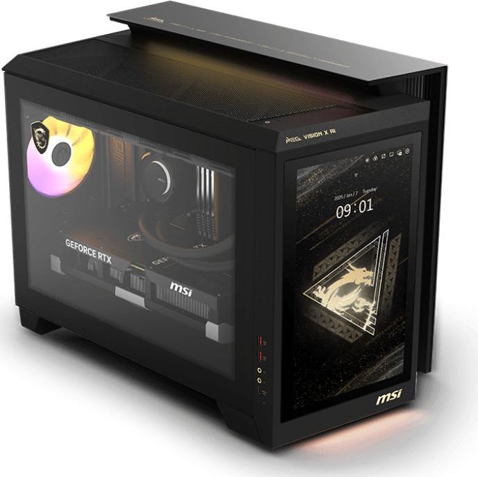 MSI - MEG Vision X AI 2NVV7-004EU - Desktop PC - Zwart - Intel Core Ultra 7 265K - 32GB DDR5 - 2TB SSD - GeForce RTX 5080 16GB