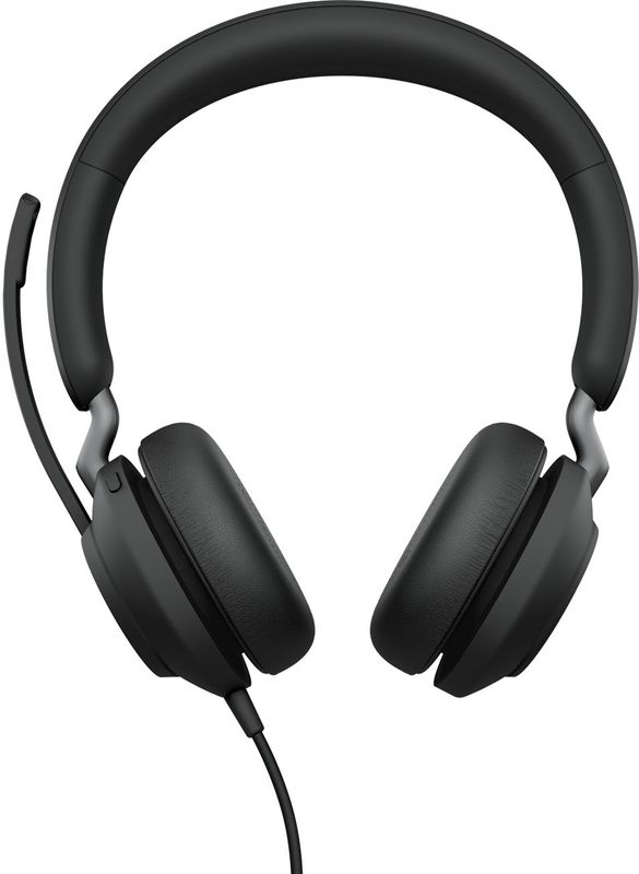 GN Netcom - JABRA Evolve2 40 SE MS - Kantoorheadset - Zwart - Bedraad - USB-C/A