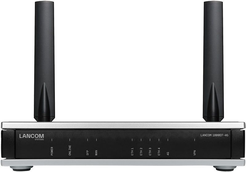 Lancom Systems 62164 Router - Gigabit Ethernet - Zwart/Grijs