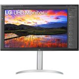 LG 32Up55Np-W Computer Monitor  80 Cm (31.5") 3840 X 2160  Pixels 4K Ultra Hd White