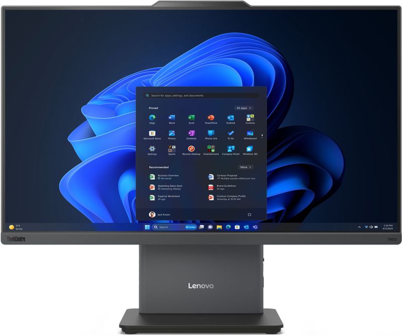 Lenovo - ThinkCentre Neo 50a Gen 5 - All-in-One PC - LUNA GREY - 23.8 inch - Intel Core i5