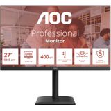 AOC E4 U27E4CV computer monitor 68,6 cm (27") 3840 x 2160 Pixels 4K Ultra HD LED Zwart