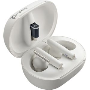 POLY Voyager Free 60/60+ White Earbuds (2 Pieces)