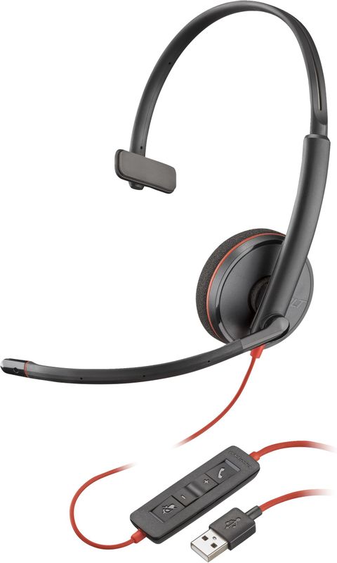 Poly - Blackwire 3210 - Headset - Zwart - USB-A
