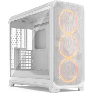 Fractal Design - Meshify 3 XL - PC Behuizing - Wit - RGB - TG Clear Tint