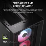 Corsair 4000D RS - Mid-Tower PC Behuizing - Zwart - Hoog Airflow