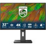 PHILIPS 32-inch 4K UHD-monitor - USB-C-docking - Zwart - VA LED