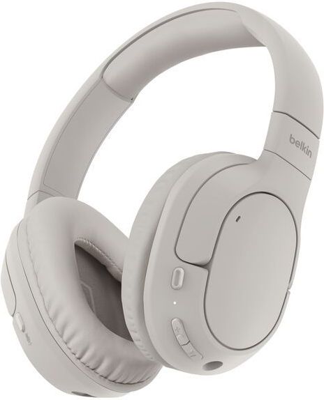 Belkin - SoundForm Surround - Draadloze Bluetooth-hoofdtelefoon - Beige - Over-ear