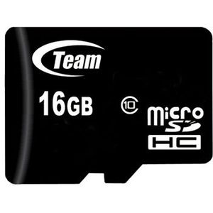 TeamGroup - TUSDH16GCL1003 - Flash Card - Zwart - Micro-SD 16GB C10