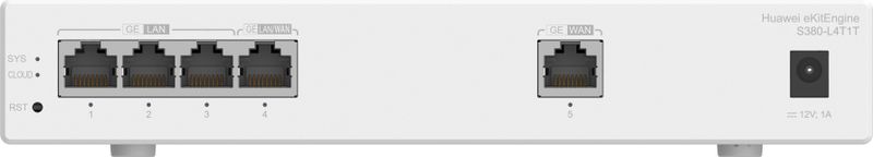 HUAWEI eKit S380-L4T1T - Hub - Grijs - 4 Gigabit Ethernet Poorten