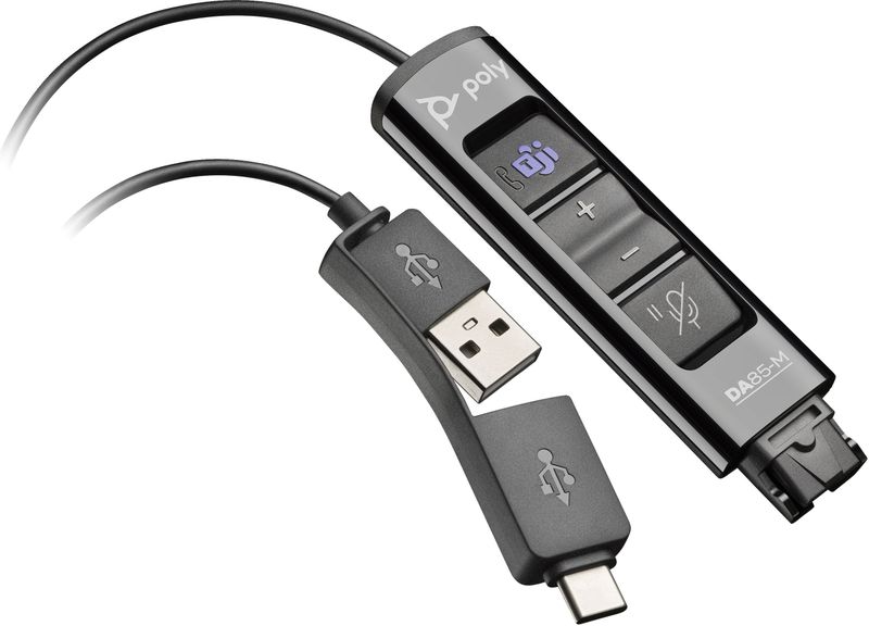 HP - DA85-M - Geluidskaart - Zwart - USB - Compact Ontwerp