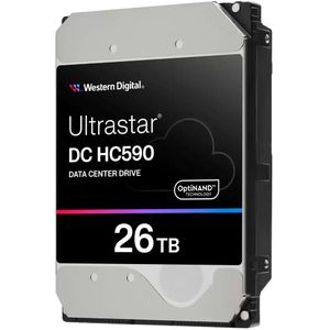 Western Digital - DC HC590 - Interne Harde Schijf - 26 TB - 7200 RPM - 3.5" SATA
