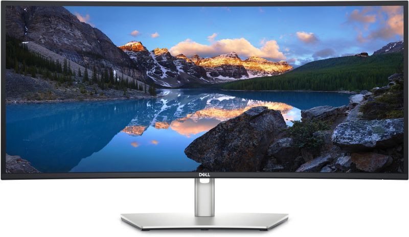 Dell Rp U3423We Led Display 86.7  Cm (34.1") 3440 X 1440 Pixels  Ultrawide Quad Hd Lcd Silver