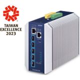 Planet - Industriële Laag 3 - Netwerkschakelaar - Blauw - 5-poorts