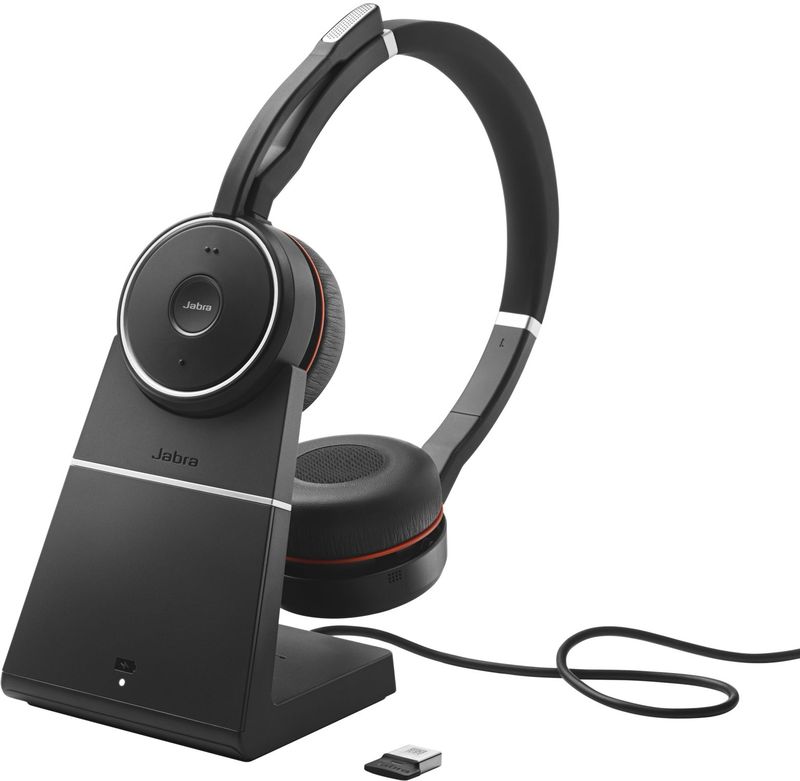Jabra Evolve 75 with Chargingstand and Link 370 Stereo UC